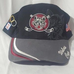 Chicago Wolves 2013 NIHL Champions Cup Hat 100% Cotton Adjustable